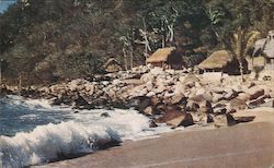 Beautiful Beach at Hotel Lagunita Postcard