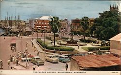 Trafalgar Square Bridgetown, Barbados Caribbean Islands Paul Mandeville Postcard Postcard Postcard