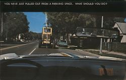 Drivers Test Card: You Have Just Pulled Out from a Parking Space Ephemera