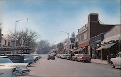 Elm Street New Canaan, CT Postcard Postcard Postcard