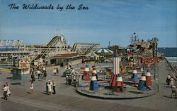 Hunt's Pier Wildwood-By-The-Sea, NJ Postcard Postcard Postcard