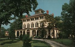 The Victorian House, Built in 1863 During the Civil War Postcard