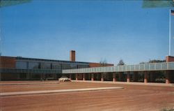 The Grace A. Dow Memorial Library Postcard