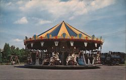 Carousel - Edaville Family Theme Park Carver, MA Postcard Postcard Postcard