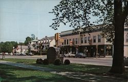 Main Street West Brookfield, MA Postcard Postcard Postcard