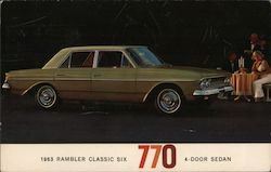 1963 Rambler Classic Six 770 4-Door Sedan Postcard