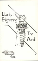 Mike Forster Liberty Enlightening the World 1986 Postcard
