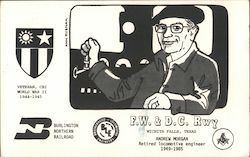 F.W. & D.C. Rwy Wichita Falls, TX Postcard Postcard Postcard
