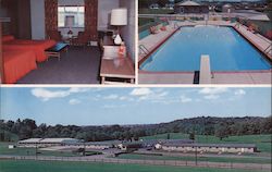 Baker's Motel Postcard
