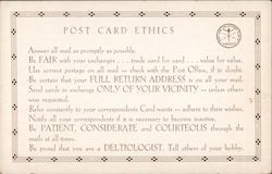 Post Card Ethics Postcard