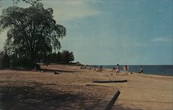 West Bluff Bathing Beach, Hamlin Beach State Park New York Postcard Postcard Postcard