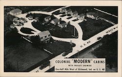 Colonial Modern Village Postcard