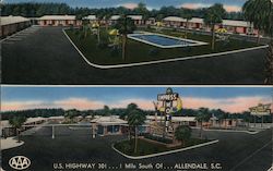 Empress Motel Allendale, SC Postcard Postcard Postcard