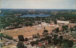 Aerial View of Petersborough Exhibition Grounds Ontario Canada Postcard Postcard Postcard