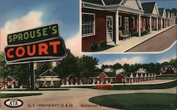 Sprouse's Tourist Court Postcard