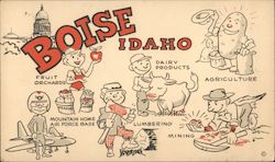 Boise Idaho Postcard