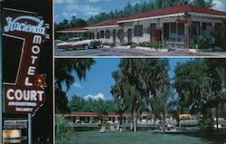 Hacienda Motel Court Postcard