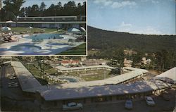 Howard Johnson's Motor Lodge and Restaurant, Pool Area Postcard