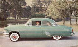 1954 mercury 2-Door Sedan Cars Postcard Postcard Postcard