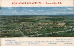 Aerial View of Bob Jones University Postcard