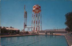 Swimming Pool, N.C.O. Club, Biggs Air Force Base El Paso, TX Bob Petley Postcard Postcard Postcard