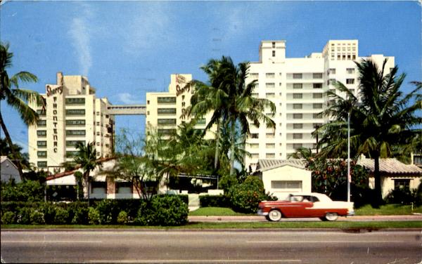 Sherry Frontenac And Martinique Hotels, On Collins Ave. Miami Beach Florida