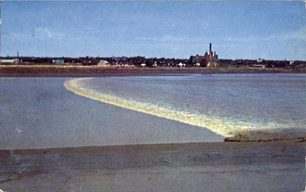 The Tidal Bore Moncton NB Canada New Brunswick