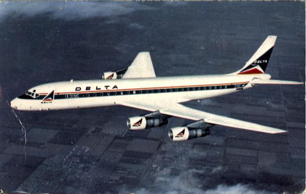 Delta DC-8 Fanjet Aircraft