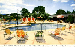 Rickey'S Studio Inn. "A Garden Hotel" Postcard