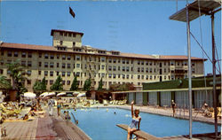 Ambassador Hotel And Pool Postcard