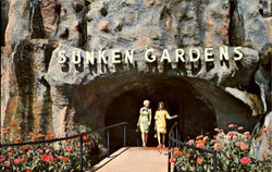 Sunken Gardens Postcard