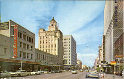 Looking East from 5th St. Postcard