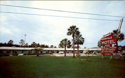 Moon-Glo Motel Near Chuck Wagon Restaurant, 4 Miles South On Highway U.S. #41 & 441 Lake City, FL Postcard Postcard