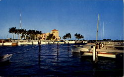Yacht Basin and Chamber of Commerce Postcard