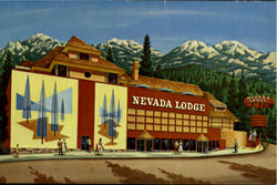 Nevada Lodge Lake Tahoe, NV Postcard Postcard