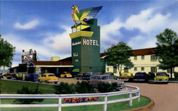 The New Thunderbird Hotel Postcard