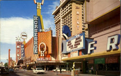 Casino Center, Fremont Street Las Vegas, NV Postcard Postcard