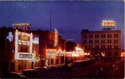 Night Scene Elko, NV Postcard Postcard