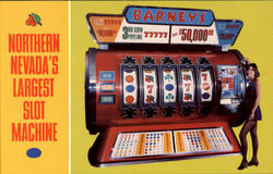 Northern Nevada's Largest Slot Machine Las Vegas, NV Postcard Postcard