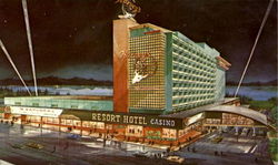 Herney's Resort Hotel Stateline Lake Tahoe, Stateline Postcard