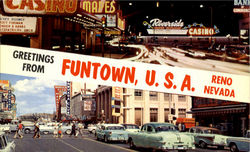 Greeting From Funtown, U. S. A. Postcard