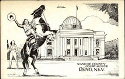 Washoe County Court House Postcard