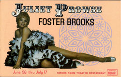 Juliet Prowse Foster Brooks Postcard