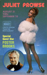Juliet Prowse Special Guest Star Foster Brooks Postcard