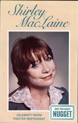 Shirley MacLaine CELEBRITY ROOM THEATRE RESTAURANT Postcard