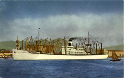 S.S.Pacific Transport Postcard