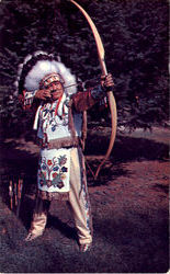 An Old Indian Skill Postcard