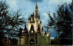 Cinderella Castle - Fantasyland, Disney World Postcard