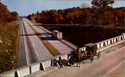 Pennsylvania Turnpike "World's Most Scenic Highway" Postcard