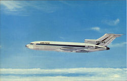 United Air Lines Boeing 727 Postcard